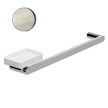 Полотенцедержатель с мыльницей Webert Living LV501601345, никель — фото 1, Мыльницы