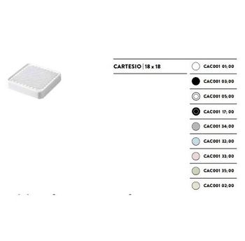 Мыльница Artceram Cartesio накладная цвет белый CAC001 01 00 — фото 1, Мыльницы
