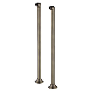 Комплект колонн 2 шт. для установки смесителя на пол ванны, бронза. LEMARK LM8565B — фото 1, Готовые комплекты для ванной комнаты