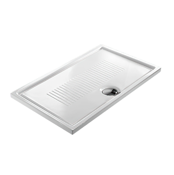 Поддон HATRIA LIF H3 SBY1ZW01 напольный или встраиваемый в пол 140х70х3 см цвет белый — фото 1, Душевые поддоны