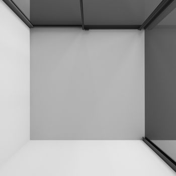 Душевое ограждение Niagara Nova NG-85-9TB-TB100-34 (90х100х195) прямоугольник,черный матовый,дверь раздвижная,стекло тонированное,2 места — фото 1, Душевые уголки