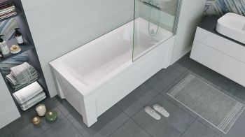 Ванна акриловая ERLIT STANDART 150*70 белая STANDART 150*70 — фото 3, Акриловые ванны