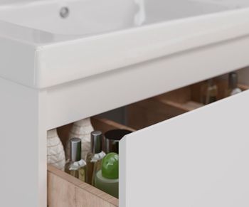 Товар: Тумба Lemark COMBI 125 см под 2 раковины, подвесная/напольная,4 ящика, цвет корпуса, фасада: Белый г LM03C125T - фото 3 Тумба Lemark COMBI 125 см под 2 раковины, подвесная/напольная,4 ящика, цвет корпуса, фасада: Белый г LM03C125T — фото 3, Тумбы под раковину