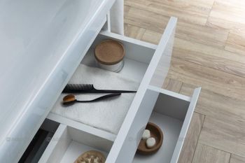 Мебель для ванной Aquanet Беркли 60 белый/дуб рошелье (зеркало дуб рошелье) 00258906 — фото 15, Комплекты мебели для ванной