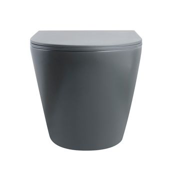 Унитаз подвесной Veconi Ando VAN-48TGR — фото 2, Подвесные унитазы