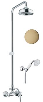 Душевая система Fiore MARGOT 26ZZ0620, бронза — фото 1, Душевые системы