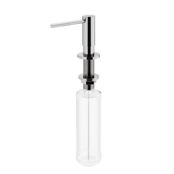 Дозатор для кухонной мойки Sancos, объем 500 мл, цвет брашированный никель, арт. SC40100BN — фото 2, Дозаторы для кухонных моек