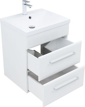 Тумба под раковину Aquanet Лукка 60 белый 00302396 — фото 3, Тумбы под раковину