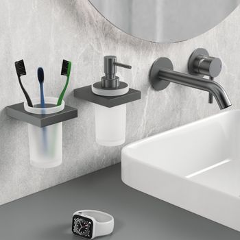 Дозатор Timo Petruma 15239/18 черное золото — фото 1, Дозаторы