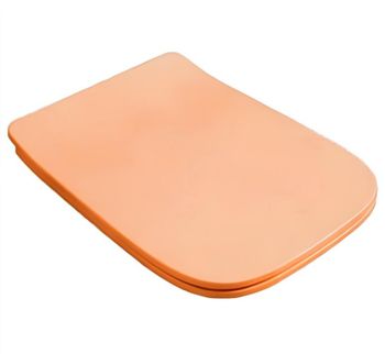 Сиденье с крышкой Artceram A16 с плавным опусканием цвет Orange cameo ASA001 13 71 — фото 1, Сиденья для унитаза