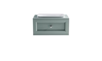 Товар: Тумба Классик 70см 1ящ NCS S 3005-b80g мат., раковина Ретро бел глянц, столешница Solid в цвете 4631177715426 - фото 2 Тумба Классик 70см 1ящ NCS S 3005-b80g мат., раковина Ретро бел глянц, столешница Solid в цвете 4631177715426 — фото 2, Тумбы с раковиной
