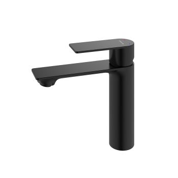 Смеситель для умывальника Milardo Maze чёрный матовый (MAZBL00M01) — фото 1, Смесители для раковины