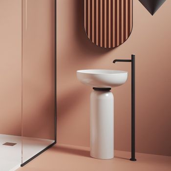 Пьедестал Artceram Jolie цвет Light Terrazzo JOC001 89 00 — фото 1, Раковины