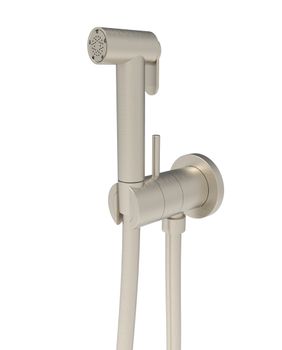 Гигиенический душ со смесителем Graffio Stella KSPAT101-07NS, брошированный никель — фото 1, Гигиенические души