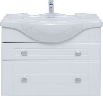 Товар: Тумба под раковину Aquanet Рондо 85 белый глянец 00304289 - фото 7 Тумба под раковину Aquanet Рондо 85 белый глянец 00304289 — фото 7, Тумбы под раковину