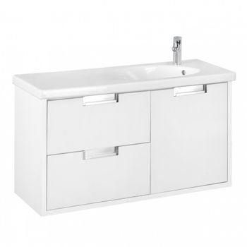 ETNA Тумба под раковину ETNA 100, белый глянец, ROCA 7857302806 — фото 1, Тумбы под раковину