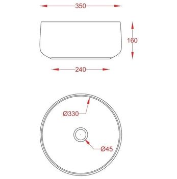 Раковина Artceram Cognac Quadro накладная без отверстий saniglaze цвет белый COL004 01 34 — фото 2, Раковины накладные