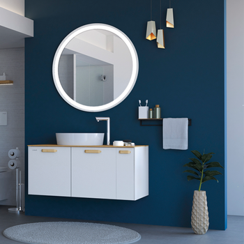 ELATA Нижний модуль с металлической полкой ET0100.01.ANMA + Раковина UL145-00AM00E-0000 ET0100.01.ANMA+UL145-00AM00E-0000 — фото 1, Тумбы с раковиной