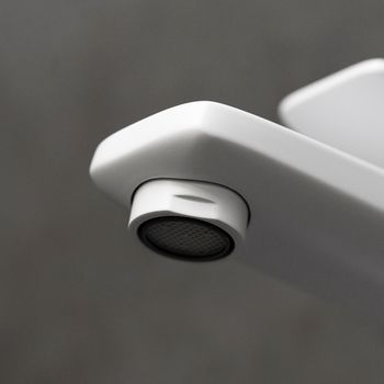 Bronx Смеситель для умывальника средний, монолитный, белый, LM, LM3737MW — фото 4, Смесители для раковины