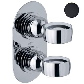 Смеситель для душа встраиваемый Webert Opera OA860101560, черный — фото 1, Смеситель для душа