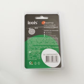 Аэратор для смесителя IDDIS пластик, M24 (996P24A3SMCF) — фото 1, Комплектующие для душевого оборудования