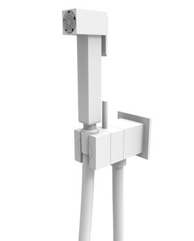 Гигиенический душ со смесителем Graffio Namir KSPAQ101-09BIO, белый — фото 1, Гигиенические души