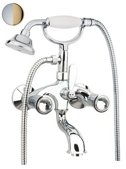 Смеситель для ванны Fiore VENERE SKY (SWAROVSKI®) 13CO0600, золото — фото 1, Смеситель для ванны