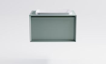 Товар: Тумба Фрейм 70см 1ящ NCS S 3005-b80g мат., раковина Антарес бел гл, столешница Solid в цвете 4631177715181 - фото 2 Тумба Фрейм 70см 1ящ NCS S 3005-b80g мат., раковина Антарес бел гл, столешница Solid в цвете 4631177715181 — фото 2, Тумбы с раковиной