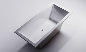 Ванна ЛОТУС пустая, литой мрамор 1850х850 01010036 — фото 7, Ванны