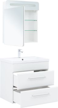 Тумба под раковину Aquanet Лукка 75 белый 00302397 — фото 10, Тумбы под раковину