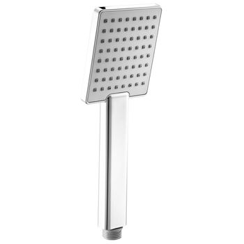 Лейка душевая квадратная 1-функц. 80*244 мм, хром, LM, LM1411C — фото 1, Лейки для душа