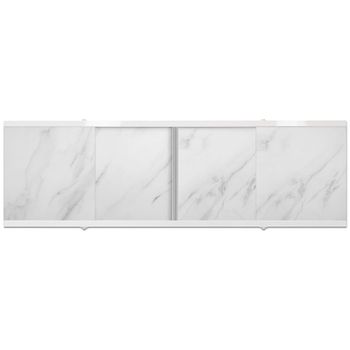 экран под ванну Rumba 170 белый мрамор MELODIA MBSR17002 — фото 1, Экраны для ванн