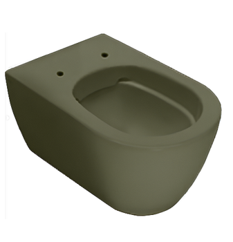 Унитаз HATRIA Fusion A0Y1CC46 подвесной безободковый цвет selva — фото 1, Подвесные унитазы