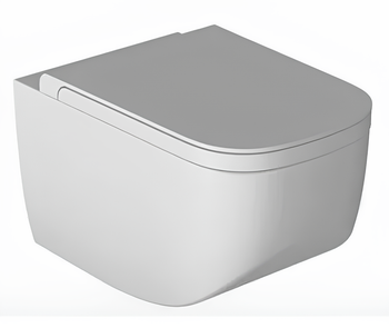 Унитаз HATRIA NEXT A0Y1F125 подвесной безободковый цвет белый матовый — фото 1, Подвесные унитазы