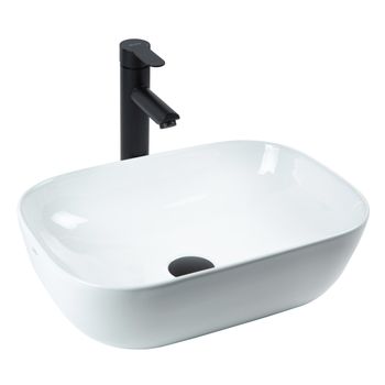 BOND Smart B63-2788 Смеситель однорычажный высокий без донного клапана для накладной раковины — фото 14, Смесители для раковины