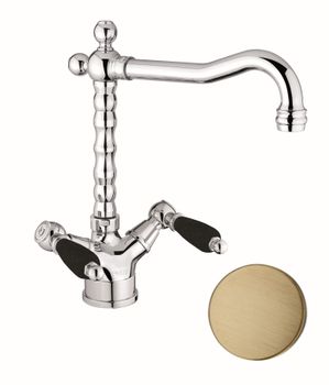 Смеситель для кухни Fiore COLONIALE BLACK 22ZZ0625, бронза — фото 1, Смесители для кухни