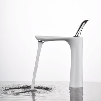 Смеситель для раковины D&K Venice DA1032656, белый — фото 1, Смесители для раковины