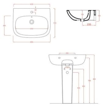 Пьедестал Artceram Ten для раковины цвет белый TEC003 01 00 — фото 3, Раковины