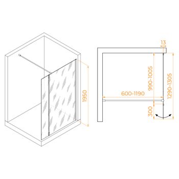 Товар: Душевая перегородка RGW WA-051W (WA-010W + Z-071W) 1000 351005103-15 - фото 14 Душевая перегородка RGW WA-051W (WA-010W + Z-071W) 1000 351005103-15 — фото 14, Душевые перегородки