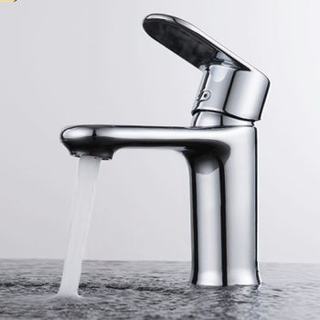 Смеситель для раковины D&K Rhein DA1312101, хром — фото 1, Смесители для раковины