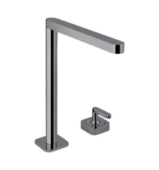 Смеситель для раковины Webert Living LV830702345, никель — фото 1, Смесители для раковины