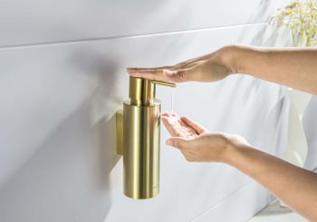 Товар: AQ4205BG ОБЕРОН дозатор, шлиф. золото - фото 3 AQ4205BG ОБЕРОН дозатор, шлиф. золото — фото 3, Дозаторы