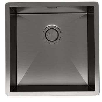 Кухонная мойка Reflexion Iseo RX2265BL оружейная сталь — фото 96, Кухонные мойки