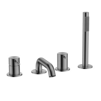 AQM6219GM Siena Смеситель на борт ванны на 4 отв, комплект, металл — фото 1, Смесители
