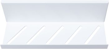 Полка Aquanet Магнум 30x8 белая матовая, открытая 00302236 — фото 2, Полки для ванной и душа