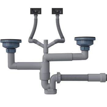 Кухонная мойка Reflexion Iseo RX2265BL оружейная сталь — фото 182, Кухонные мойки