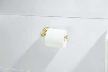 AQ4108BG ЕВРОПА бумагодержатель, шлиф. золото — фото 4, Держатели туалетной бумаги