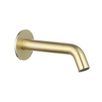 AQM8302BG Излив встраиваемый 110-180мм, латунь, золото шлифованное — фото 1, Изливы