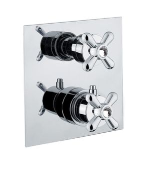 Смеситель для душа (термостат) Fiore MARGOT SKY (SWAROVSKI®) 01CR0936, хром — фото 1, Смеситель для душа