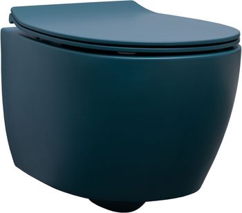 Чаша подвесного унитаза Allen Brau Fantasy 4.11004.PT петроль — фото 31, Подвесные унитазы